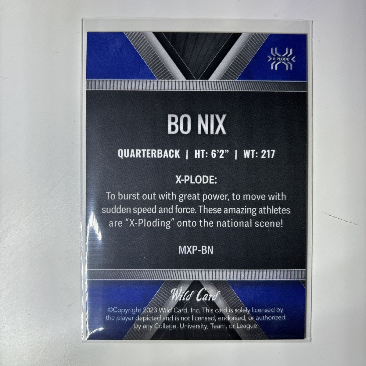 Bo Nix Wild Card Matte X-Plode #MXP-BN (RC) /75 | eBay Bo Nix Wild Card Matte X-Plode #MXP-BN (RC) /75 | eBay