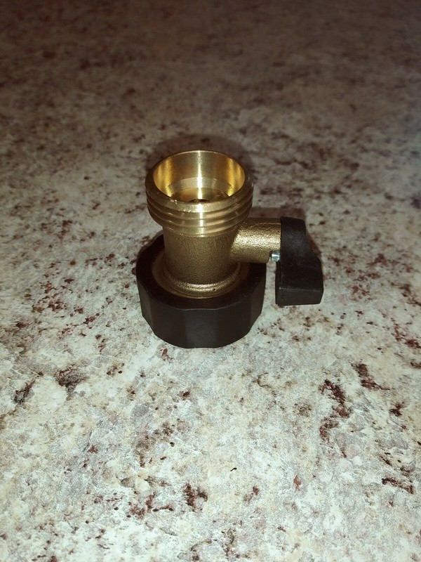 2 Heavy Duty Brass Shut Off Valve 3/4" Garden Hose Connector Price is for 2 New.