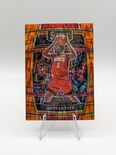 Jae'sean Tate 2021-22 Panini Select Concourse Orange Flash Prizm #95 Rockets 