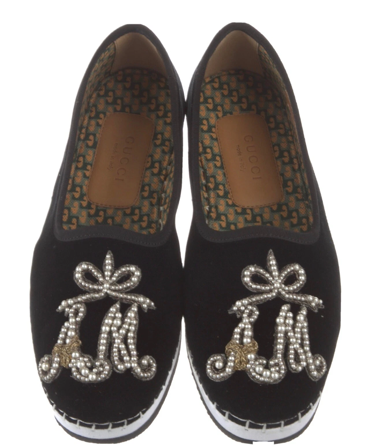 Espadrilles à maillons d'accent chaîne Gucci 
