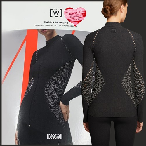 Wolford Marina Cardigan • S • ash / black ... Cardigan mit Reißverschluss - Bild 1 von 10