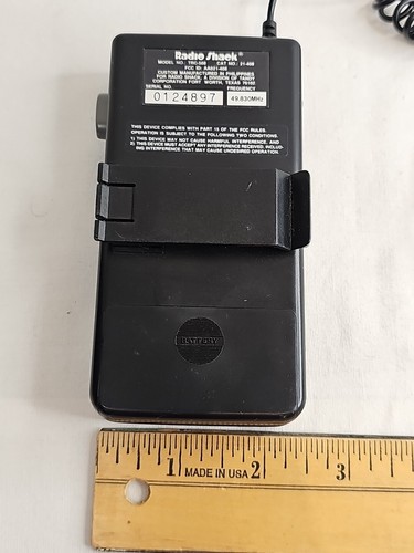 Radio Shack Modelo TRC-508 Transceptor FM Audiónico Accionado por Voz-- ¡Enciende! - Imagen 9 de 10