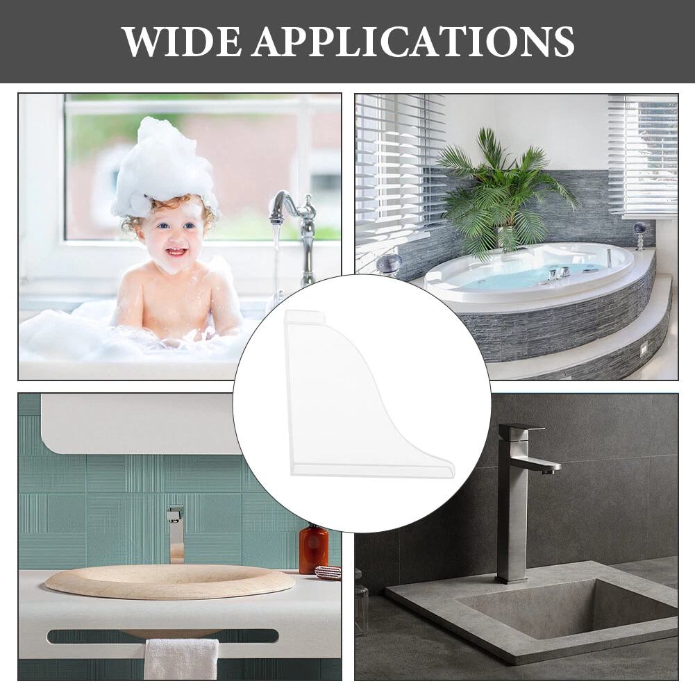 Home Shower Splash Guard Practical Bathtub Corner Wash Basin With