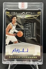 2022 Panini Black Rookie Patch Auto Andrew Nembhard Holo Gold RPA RC SSP 3/3