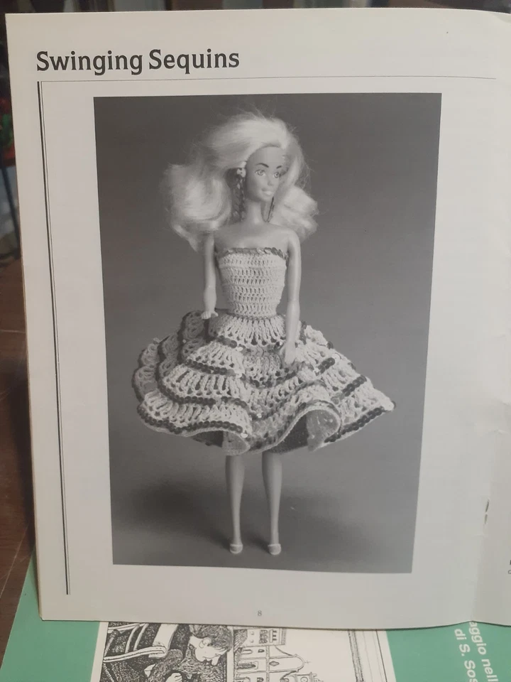 FASHION DOLL BEAUTY CONTEST in thread crochet • 1992 • 6 designs • ASN #1126 - Image 3 of 4