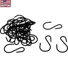 Heavy Duty S Hooks Hanging Plants Clothing Utensils 20 Pack Metal Iron New