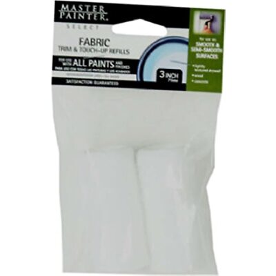 Master Painter 60191tv Select Fabric Trim & Touch-up Refills, 3'', 2-Pack