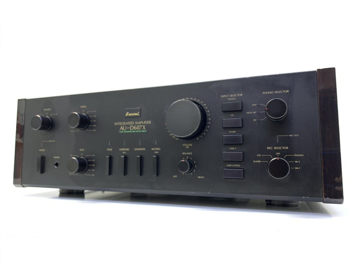 SANSUI AU-D607X Integrated Stereo Amplifier 180 Watts RMS SANSUI AU-D607X Integrated Stereo Amplifier 180 Watts RMS