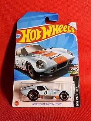 NEW Hot Wheels 2024 HW Race Day 5/ Light Blue     Gulf Shelby Cobra ''Daytona''