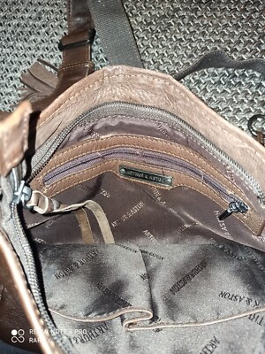 Sac de voyage 48h Arthur & Aston Daphné en cuir A201-03