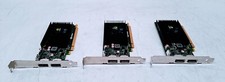 Lot of 3 NVIDIA Quadro NVS 310 1GB DDR3 Video Card