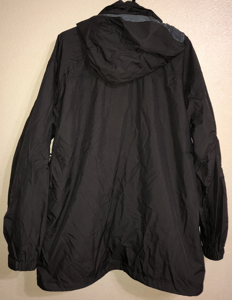 Chaqueta de esquí de snowboard transpirable impermeable Sierra XL blanca marrón Foto 3 de 4