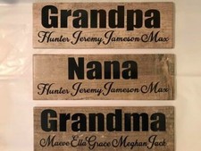 Personalized custom name decal Permanent Vinyl approx 3x10 DIY wall art stickers