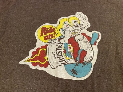 Falstaff Beer Shirt Grey 12oz Tees Retro Vintage | eBay