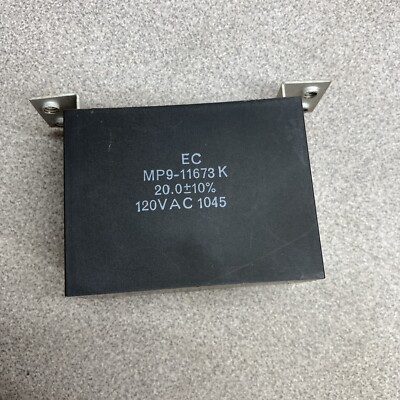 ESAB 951161 Capacitor 20 UF, 120 WVAC.  New Old Stock.