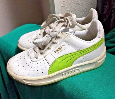 white and green pumas