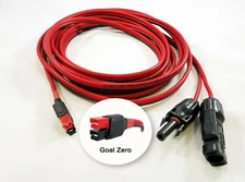 25' feet Solar Charging Cable fits GOAL ZERO® Yeti Input Connectors 500Watts