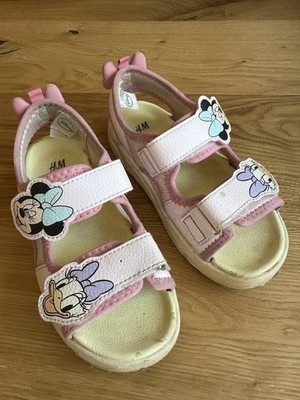 Sandalen Mädchen Gr. 31 Disney Hellrosa Minnie Maus Daisy Duck