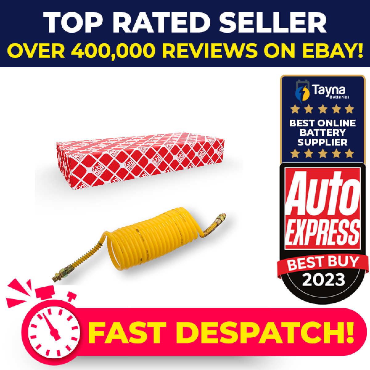 Spiral Hose 104586 Febi Genuine Top Quality Guaranteed New