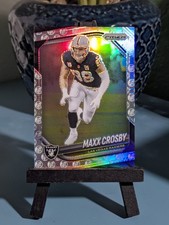 2025 Panini Prizm Maxx Crosby White Knight SSP Rare #/3 Las Vegas Raiders #195