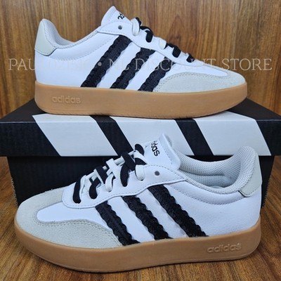 ADIDAS Women's Barreda Decode Lace-up Sneakers Shoes ~ Black/White/Brown
