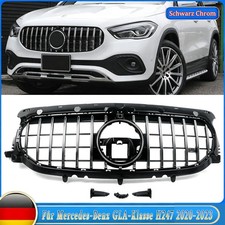 Für Mercedes GLA H247 W247 Schwarz Chrom Kühlergrill Frontgrill GT LOOK Grill Für Mercedes GLA H247 W247 Schwarz Chrom Kühlergrill Frontgrill GT LOOK Grill