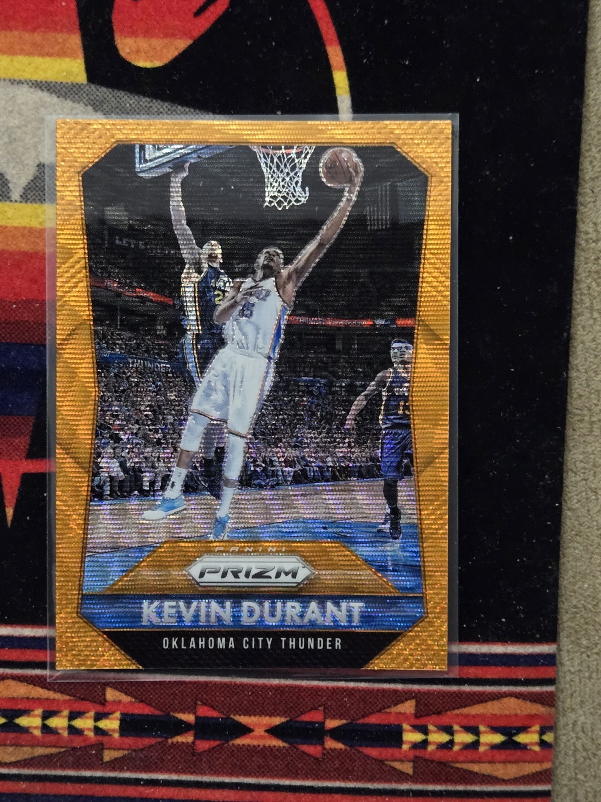 2015-16 Panini Prizm Orange Wave Prizm Kevin Durant #96 1ic