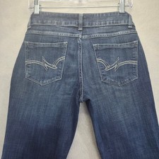 Wrangler Women's Boot Cut Jeans Dark Wash Size 5 Stretch Denim 695