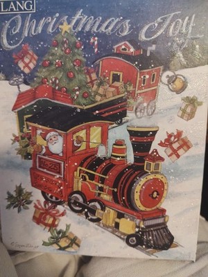 All Aboard Decorative Boxed Christmas Cards by Lang/Susan Winget 18 Cards ~ NEW