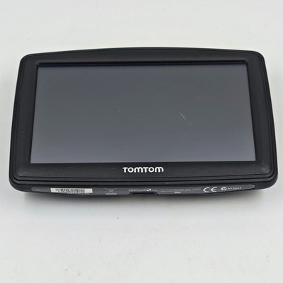 TomTom 4EF0.001.00 Navigator Tragbar GPS Schwarz Gebraucht Funktioniert