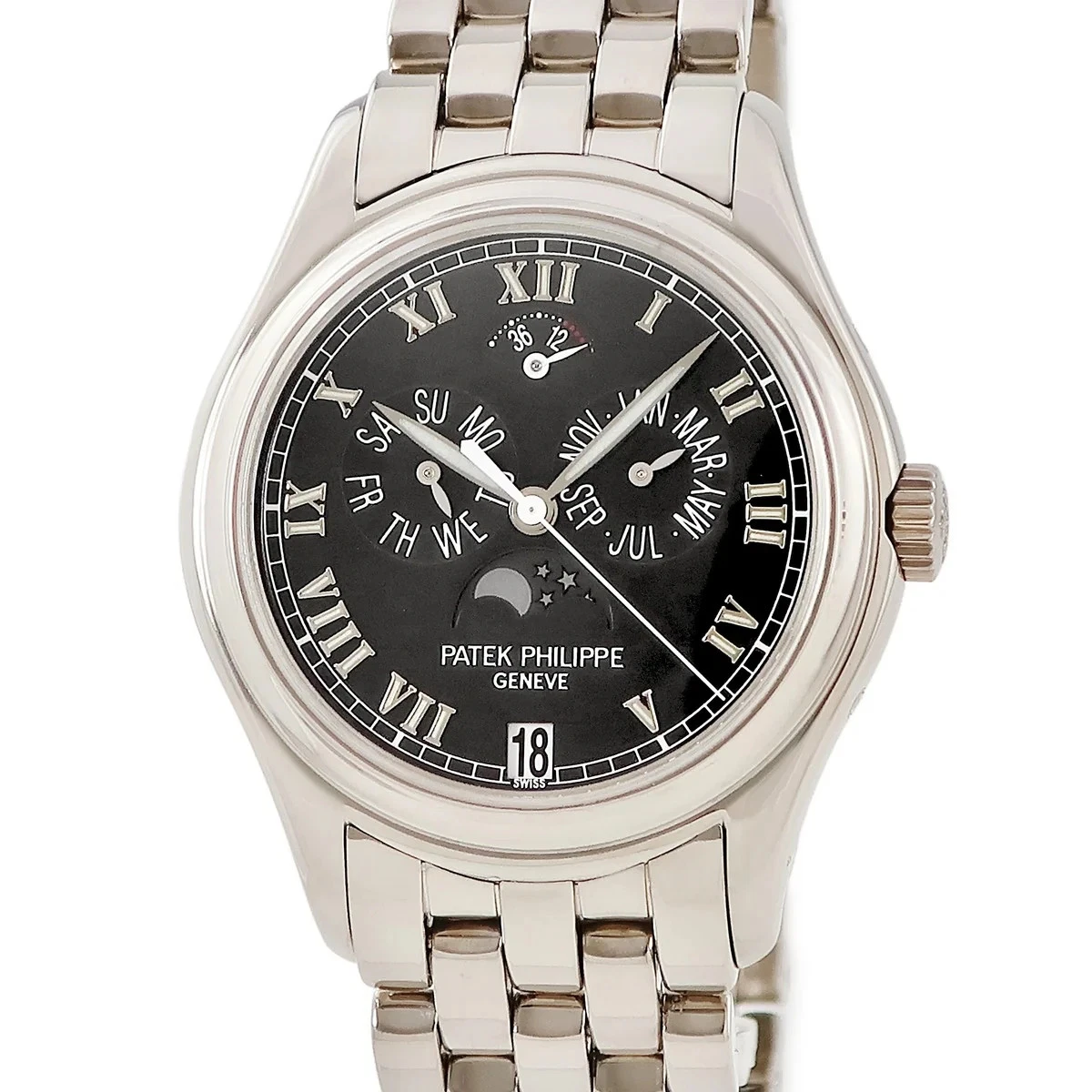 Patek Philippe — Patek Philippe Complications 5036 / 1G-013 18K White Gold 37mm Automatic #HDW055