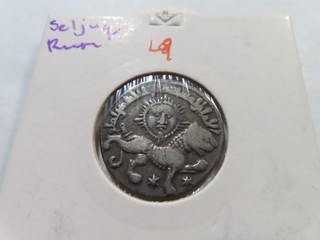 L9 Seljuqs of Rum Kaykhusraw II (1236 1245) Silver Dirham Lion & Sun