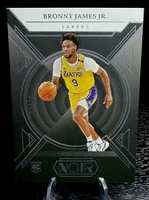 2024-25 Panini Noir - Rookies Icon Edition Bronny James #171 /99 (RC)