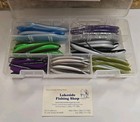 Thump 'Em Soft Plastics Walleye Variety Pack 7 Colors Fishing Jigging Lures