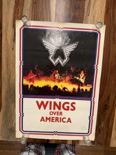 1975 WINGS OVER AMERICA TOUR PROMO POSTER 