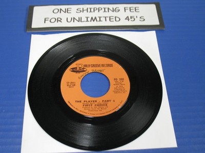 FIRST CHOICE The Player - Part 1 / Part 2 - 1974 Soul 45 RPM Philly Groove VG