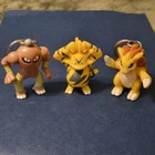 3 Pokémon Vintage 1999 Burger King Keychain Action Figures *FREE SHIPPING*