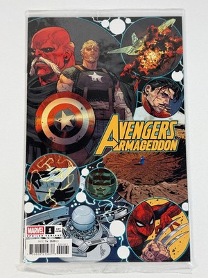 Avengers Armageddon #1 Marvel Checchetto Spoiler Variant 2026 NM Sealed w/Card