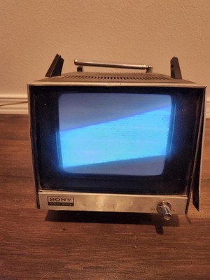 Vintage Sony TV-720U Transistor Solid State Portable Television As Is