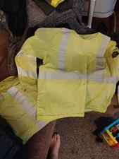 Lot Of 7 Hi-Vis Men's Large FR Shirts