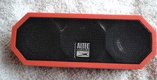 Altec Lansing Bluetooth Speaker Red Portable, Works, Good Sound, Bluetooth