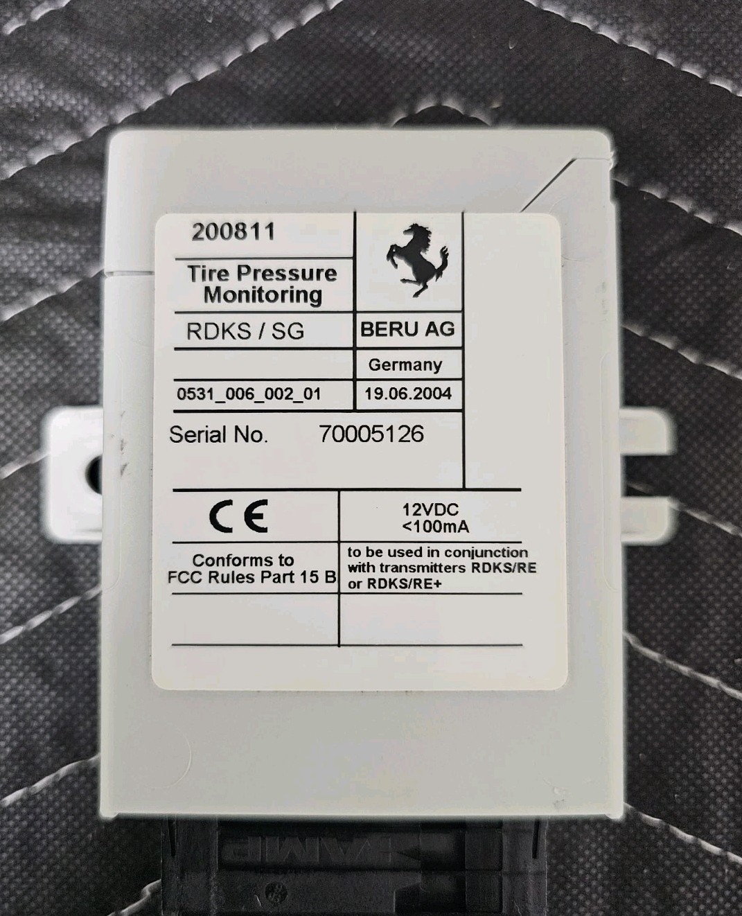 2005-13 Maserati Quattroporte M139 Genuine Tire Pressure Monitoring Module