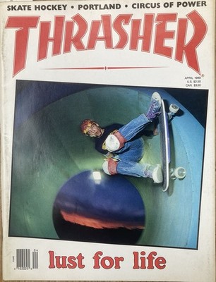 THRASHER Mag Vol 9 #4 KASAI Hawk ROGOWSKI Grosso ALVA Gonzales PENN & TELLER '89
