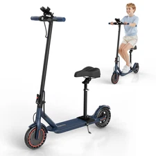 Sigravy 350W Electric Scooter for Adults 16MPH Foldable w/APP, phone holder-Blue