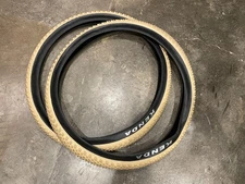 26x2.25 Kenda BOOSTER PRO TR Off White Cream Dirt Jumper Tires PAIR (Maxxis DTH)