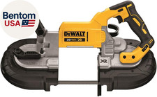 20V MAX Band Saw, 5" Cutting Capacity, Integrated Hang Hooks, Portable, for Deep