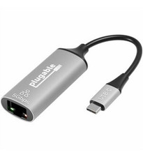 NEW PLUGABLE USBC-E5000 Plugable 5Gbps USB-C Ethernet Adapter - 5000Mbps Wired