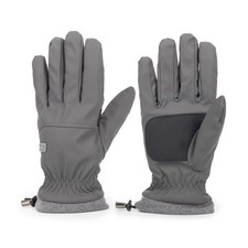KorhLeoh Winter-Ski-Gloves Men-Women Water-Repellent Anti-Slip Medium, Grey