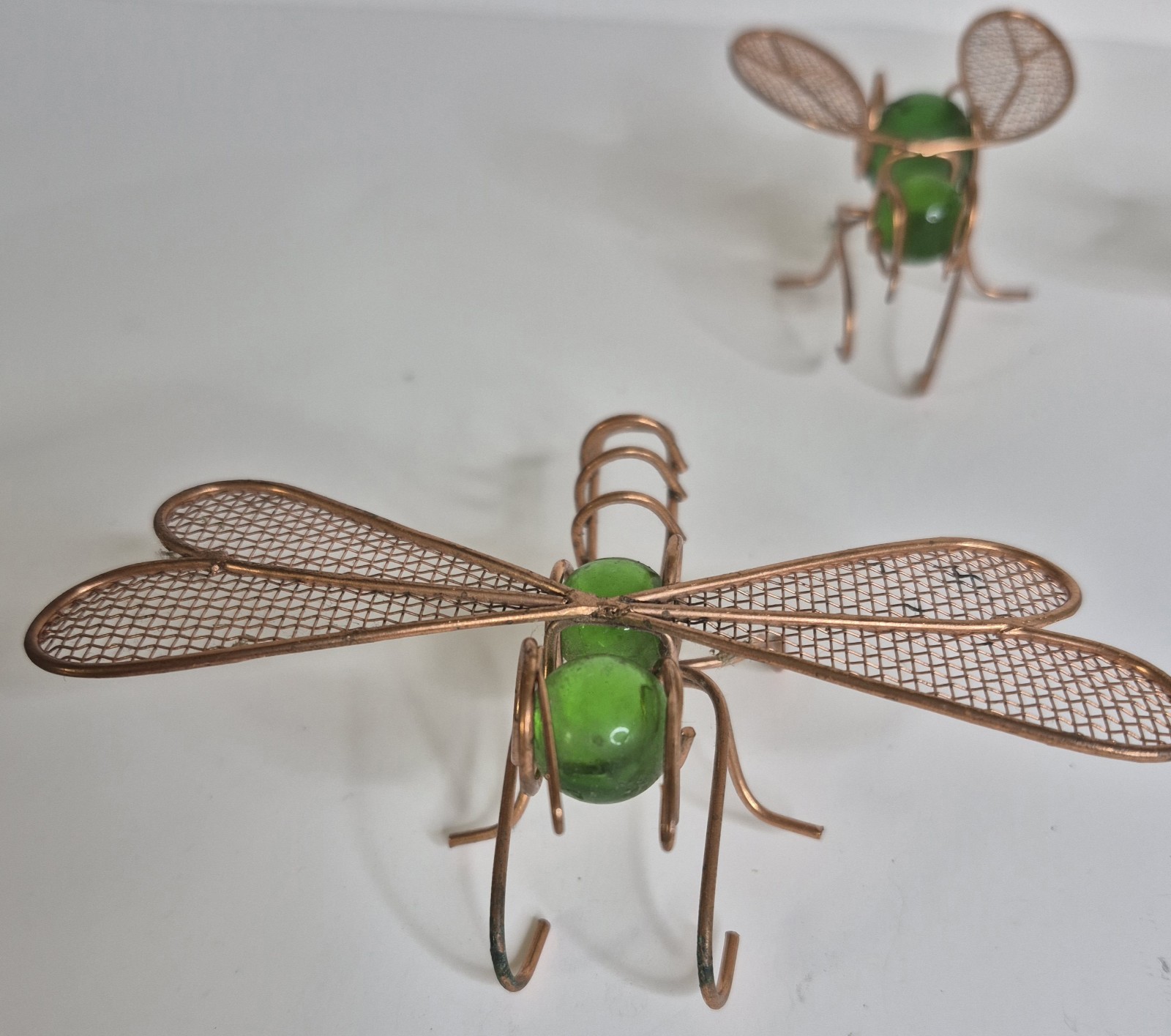 Vintage Wire Metal Art Home Decor Object Art and Collectibles 5 Count