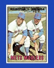 1967 Topps Set-Break #186 Mets Maulers EX-EXMINT *GMCARDS*